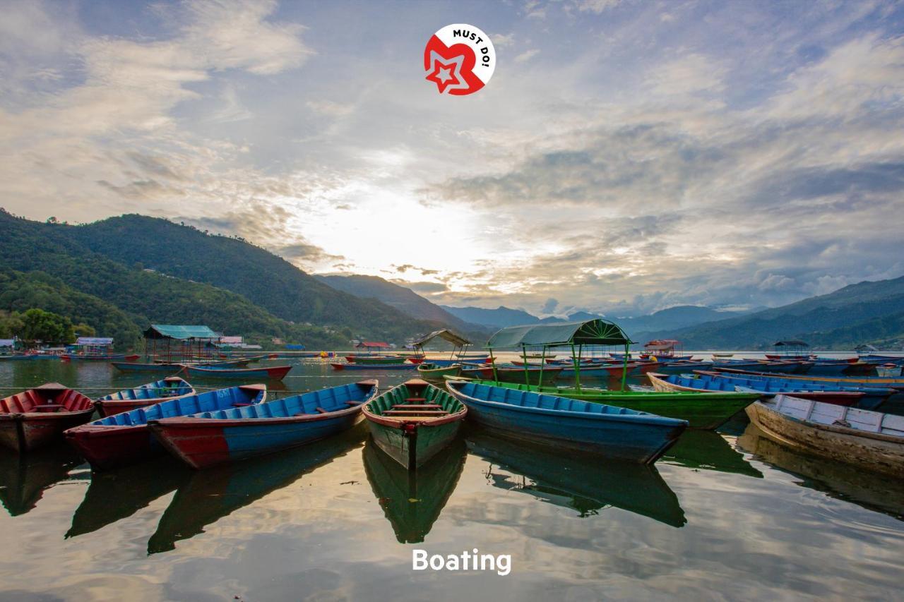 Spot On 445 New Hotel Natureland Pokhara Exteriör bild